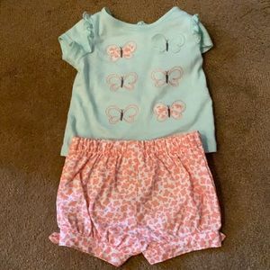 Butterfly pants and shirt